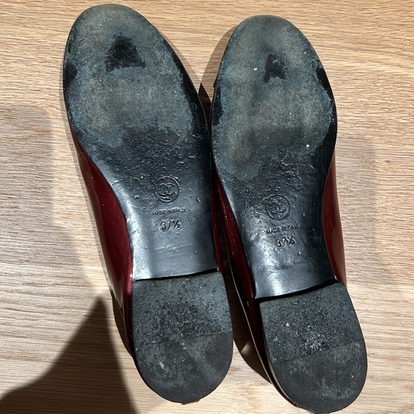 Chanel Patent Leather Ballet Flats Burgundy-Red - Picture 9 of 9